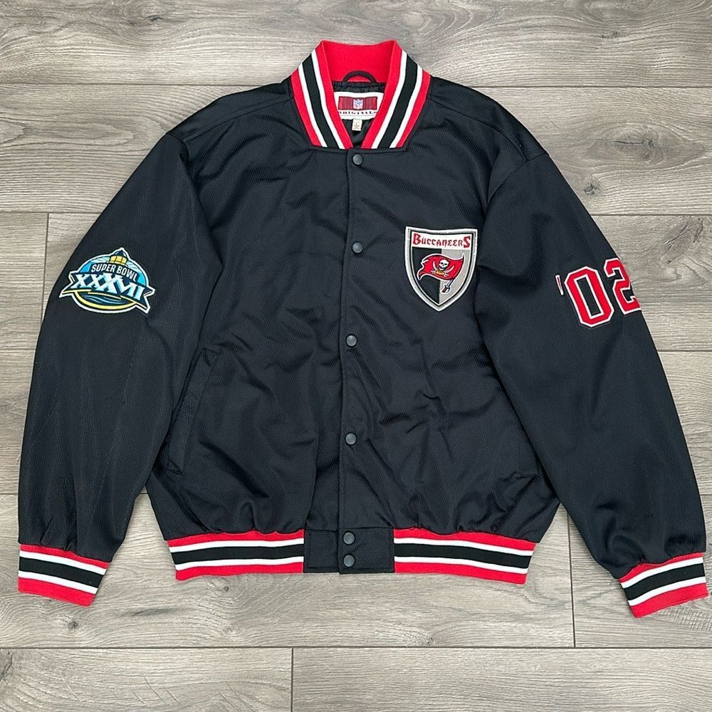 Vintage Tampa Bay Bucaneers NFL Originals Super Bowl Jacket Rare Size Large